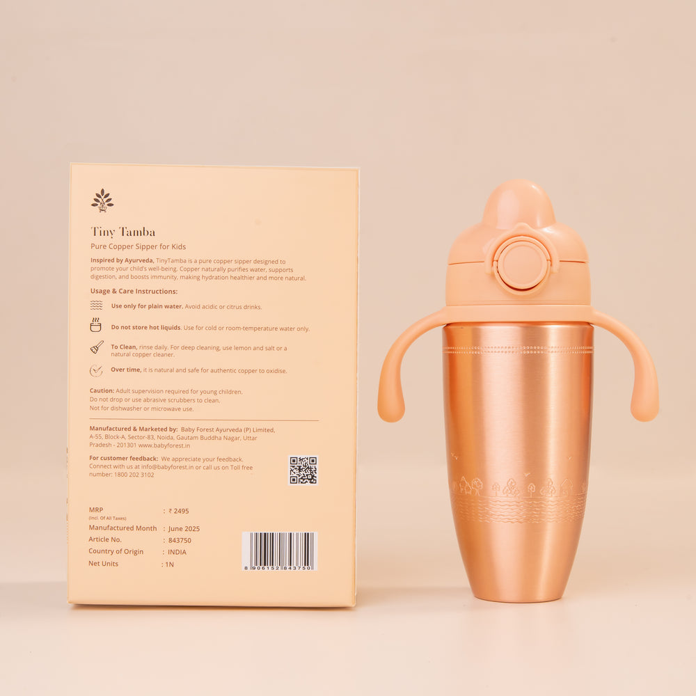 Tiny Tamba Pure Copper Sipper for Kids