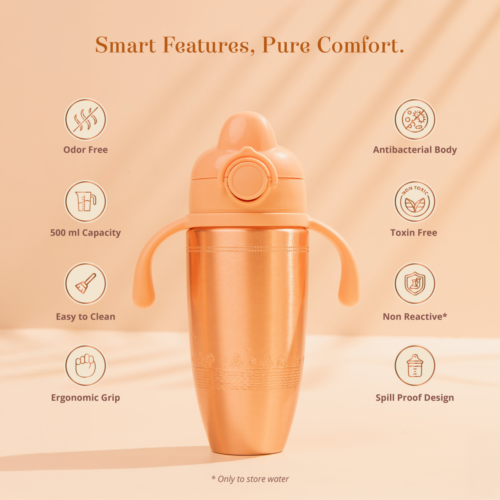 Tiny Tamba Pure Copper Sipper for Kids