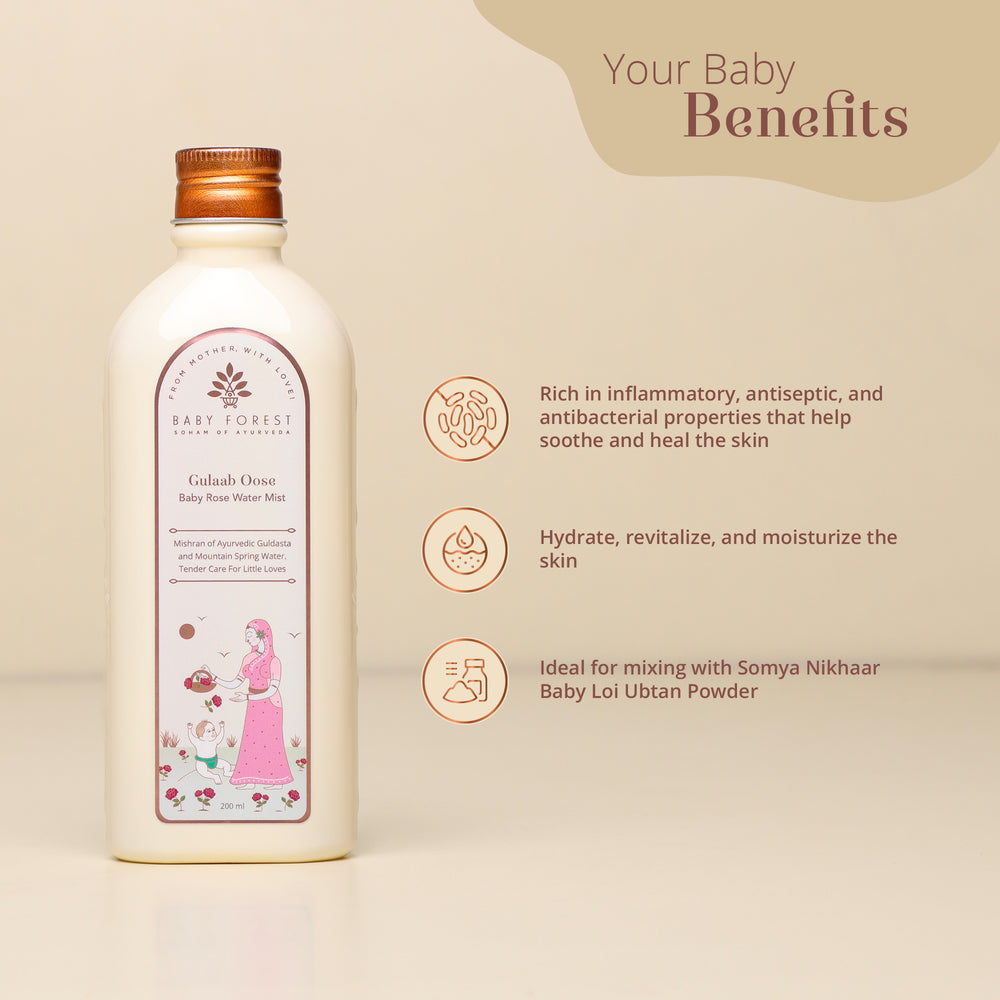 Gulaab Oose - Baby Rose Water Mist