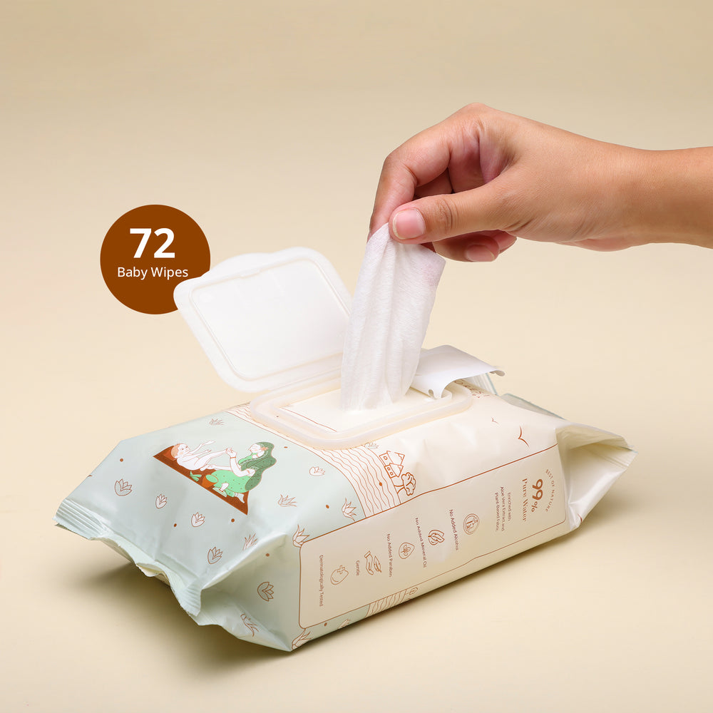 Mulmul Baby Wipes Pack of 4
