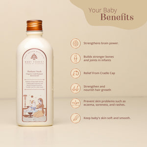Badami Sneh- Organic Cold Pressed Almond Oil Product Features