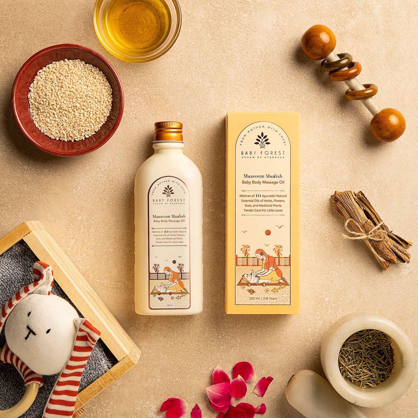 Maasoom Maalish Baby Body Massage Oil Image 03
