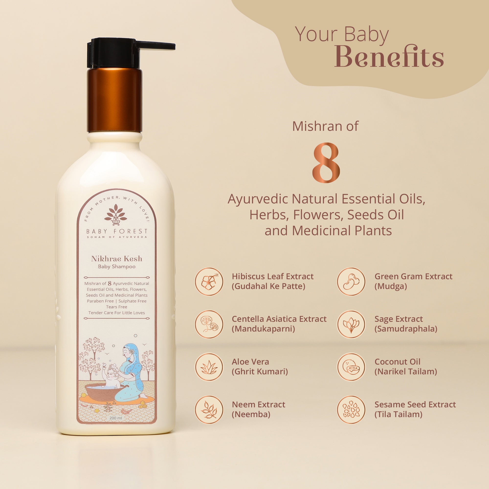 Nikhrae Kesh Baby Shampoo Product Features