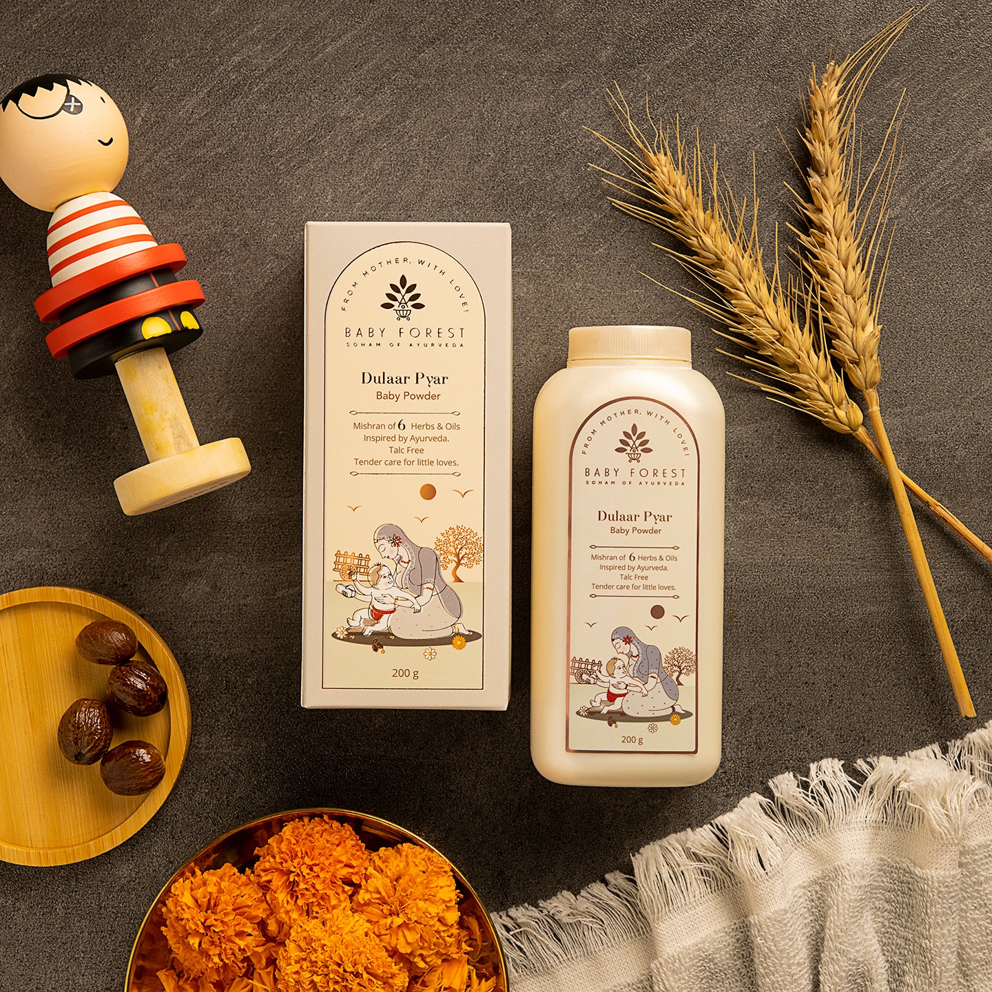 Dulaar Pyar Talc-Free Baby Powder Image 03