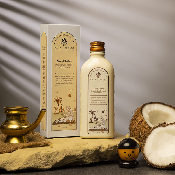 Buy Cold Pressed Coconut Oil for Baby Online Baby Forest