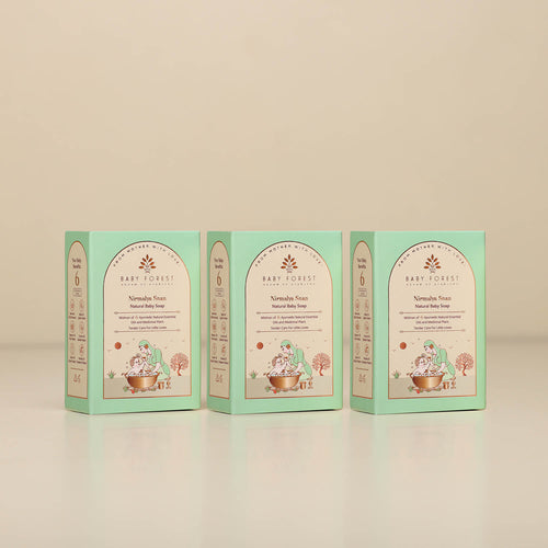 Nirmalya Snan Natural Baby Soap- Pack of 3